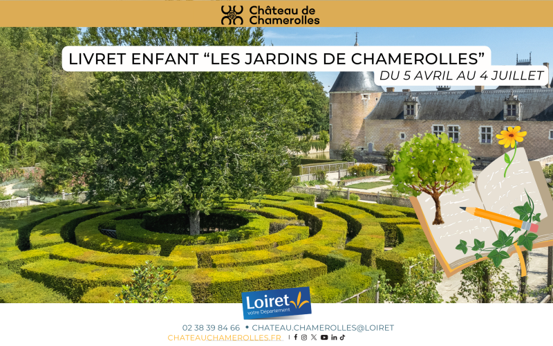 Livret enfant les jardins de Chamerolles