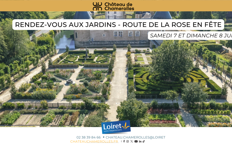 Rendez-vous aux jardins et route de la rose en fête