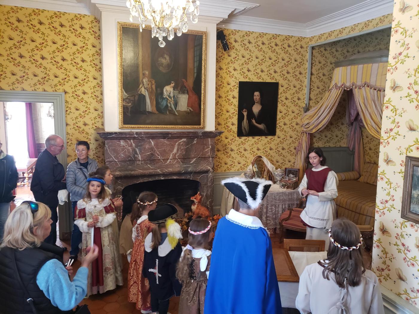 Visites costumées au château