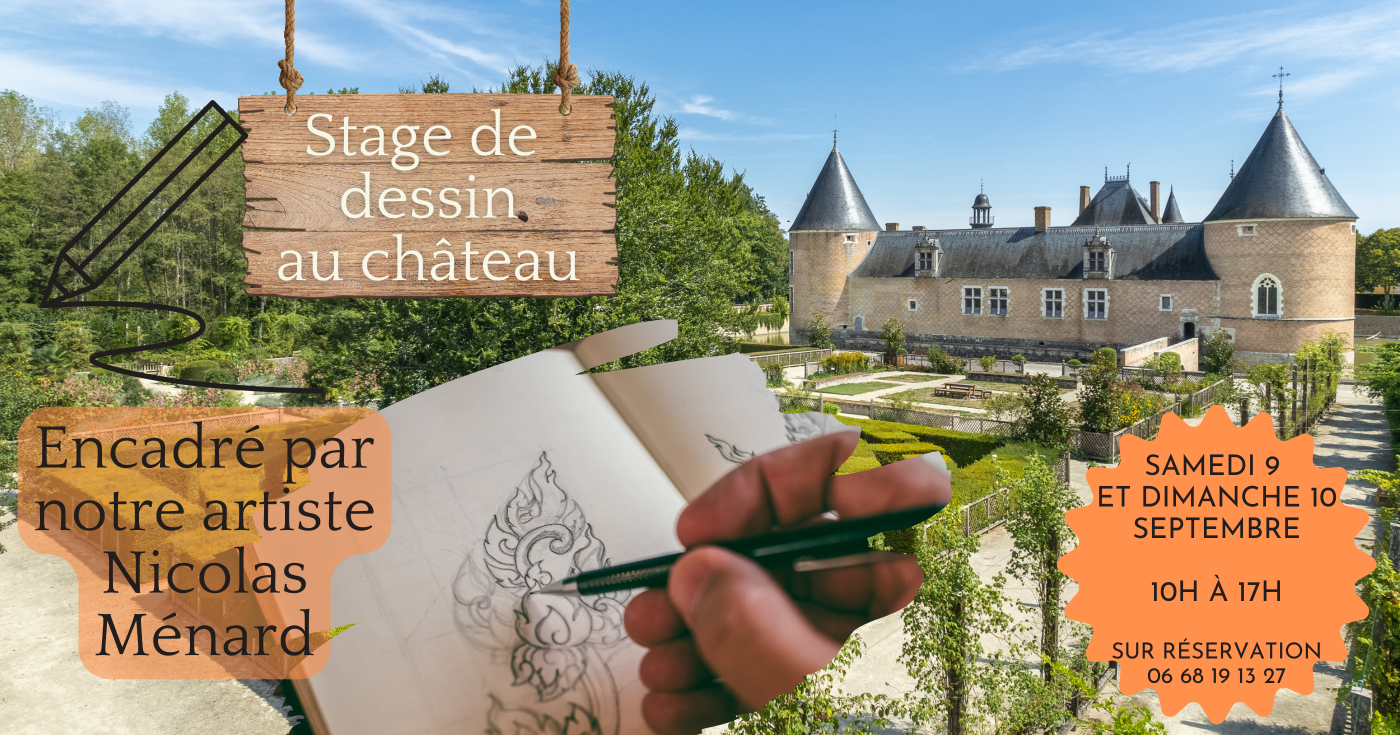 Stage de dessin au château de Chamerolles