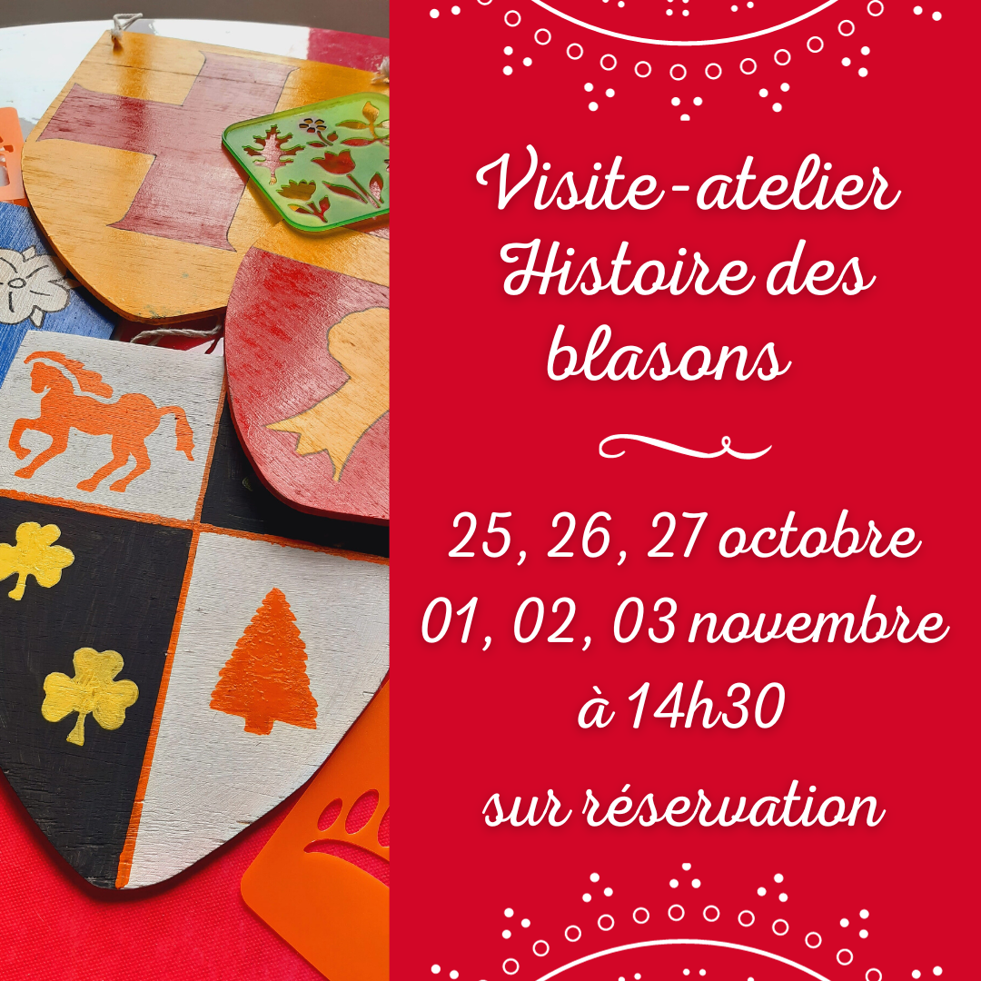 Nos atelier "blasons" au château de Chamerolles