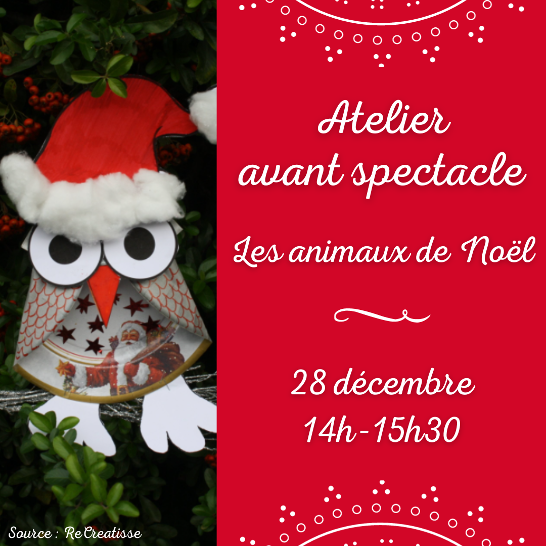 L'atelier décoration de noël en forme d'animaux