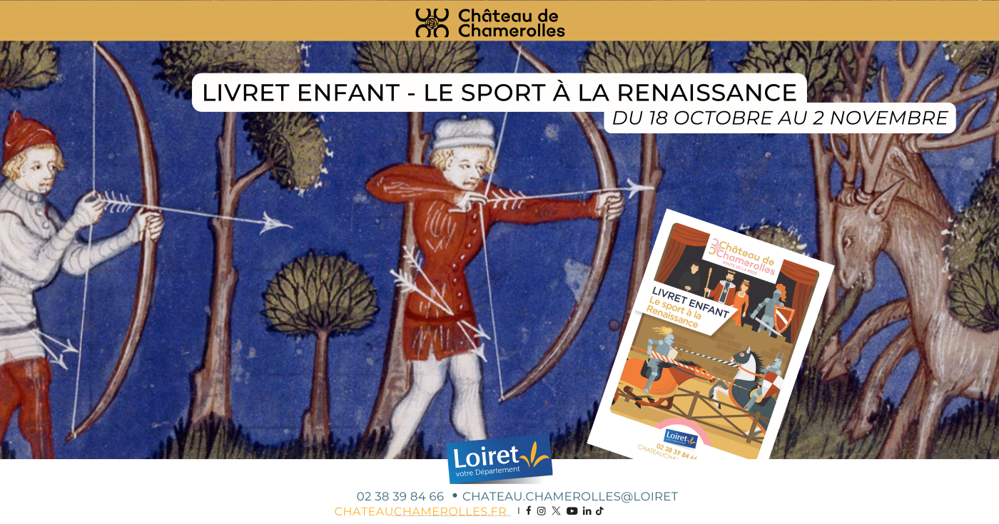 Livret enfant le sport à la Renaissance