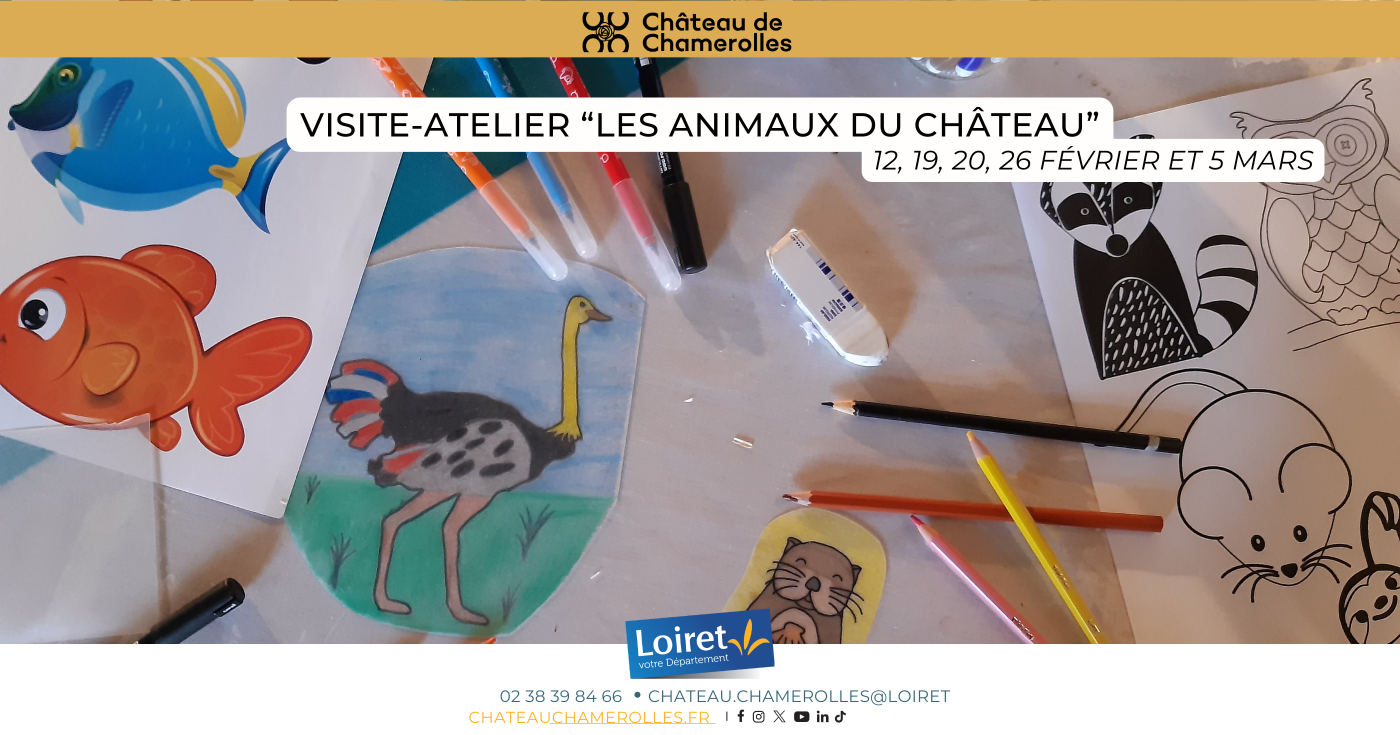 Visite atelier les animaux du château